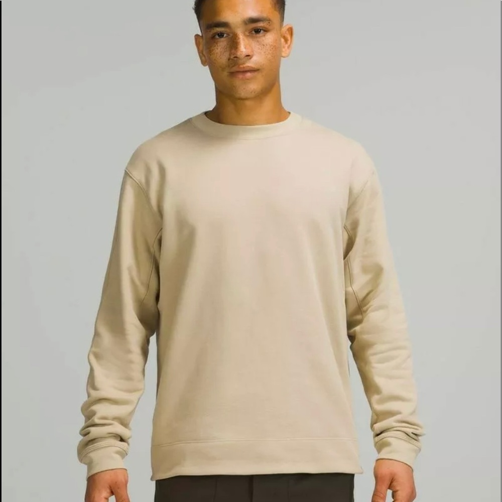 Lululemon French Terry Oversized Crew LS Sweatshirt NWT Medium Mens